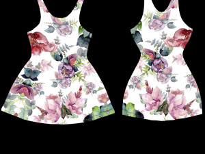 Kristen Cartoon Girl Outfit2 Model 3D
