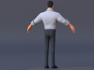 Corporate Man 3D Model