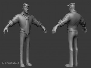 Corporate Man 3D Model