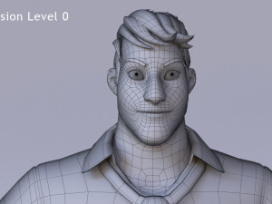 Corporate Man 3D Model