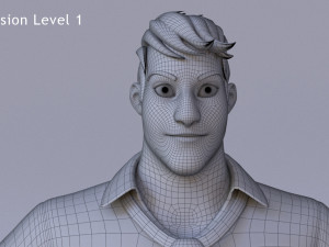 Corporate Man 3D Model