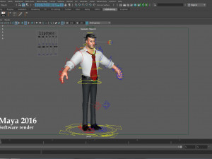 Corporate Man 3D Model