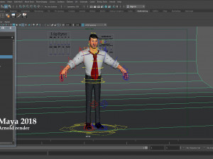 Corporate Man 3D Model