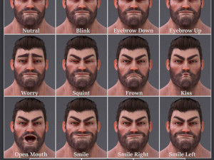 James Cartoon ManRig Modelo 3D