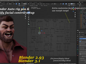 James Cartoon ManRig Modelo 3D