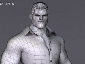 James Cartoon ManRig Modelo 3D