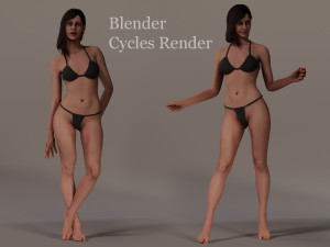 Female Base Complete Rig 3D Model