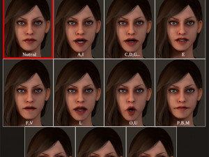 Female Base Complete Rig 3D Model