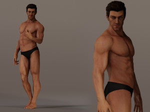 Male Base Complete Rig Modèle 3D