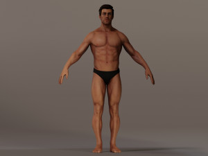 Male Base Complete Rig Modèle 3D