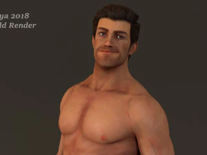 Male Base Complete Rig 3D Model