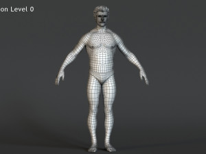 Male Base Complete Rig Modèle 3D