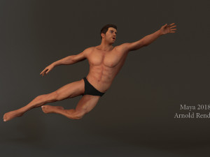 Male Female Base complete Rig 3D मॉडल