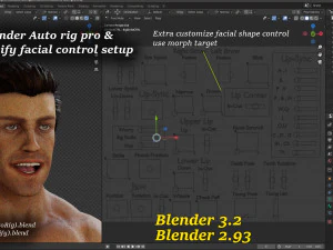 Male Female Base complete Rig 3D Model