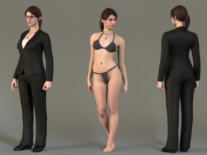 Professional Girl Rig Modelo 3D