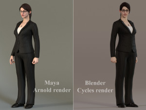 Professional Girl Rig Modelo 3D