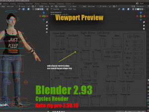 Female Base With Outfit Rig 3D-Modell