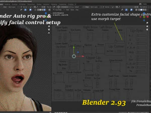 Female Base With Outfit Rig 3D Model