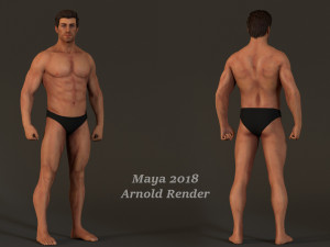 Male Base Three Rig Pack 3D 모델