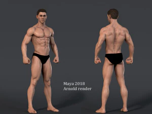 Male Base Three Rig Pack 3D Model