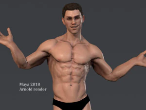 Male Base Three Rig Pack 3D Model