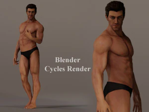 Male Base Three Rig Pack 3D Model