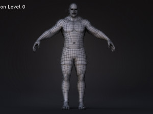 Male Base Three Rig Pack 3D 모델