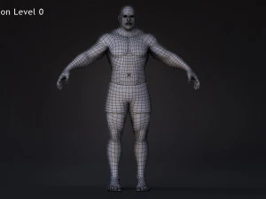 Male Base Three Rig Pack 3D Model