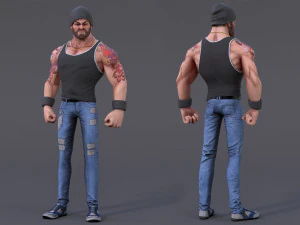 Rig Kartun James V2 Model 3D