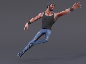 James Cartoon Rig V2 3D Model