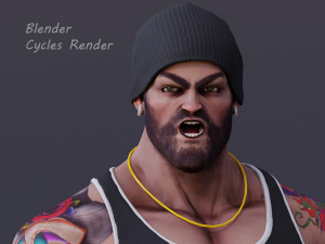 James Cartoon Rig V2 3D Model