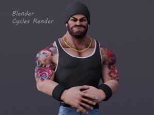 James Cartoon Rig V2 3D Model