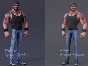 James Cartoon Rig V2 3D Model