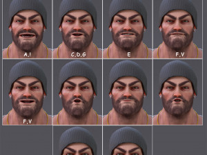 James Cartoon Rig V2 3D Model