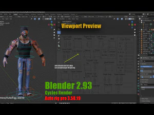 Rig Kartun James V2 Model 3D