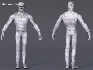 James Cartoon Rig V2 3D Model