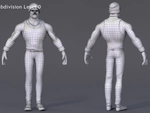 Rig Kartun James V2 Model 3D