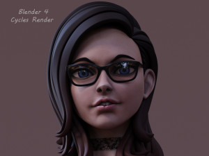 Cartoon Girl Rig Ver 2 Modelo 3D