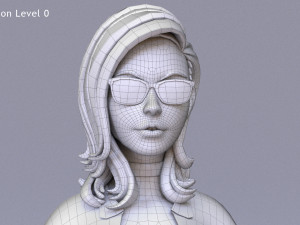 Cartoon Girl Rig Ver 2 Modelo 3D