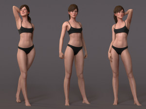 Male Female Base Mega Pack 3D Model