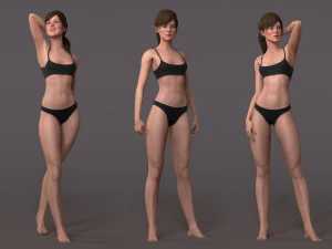 Male Female Base Mega Pack 3D Model