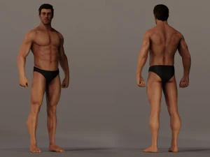 Male Female Base Mega Pack 3D Model