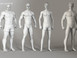 Male Female Base Mega Pack 3D Model