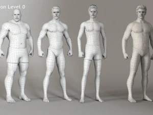 Male Female Base Mega Pack 3D Model