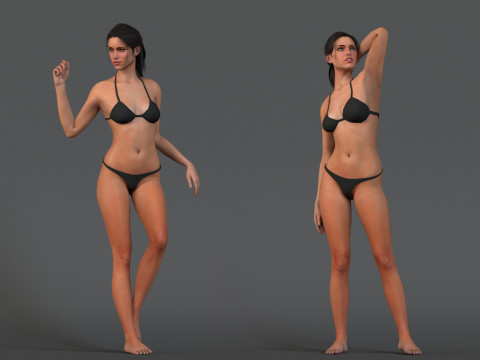 Female Base Rig 3D मॉडल