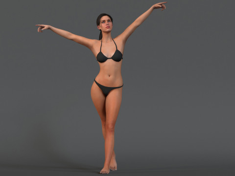 Female Base Rig 3D मॉडल