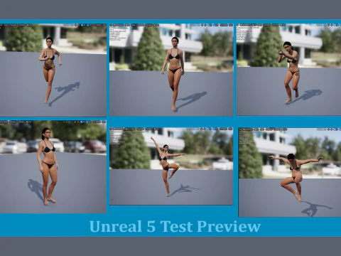 Female Base Rig 3D Model