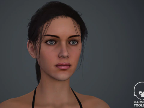 Female Base Rig 3D Model
