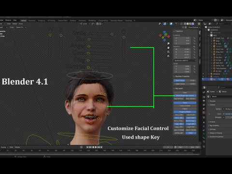Female Base Rig 3D Model