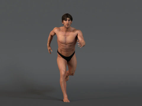 Male Base Rig 3D Model
